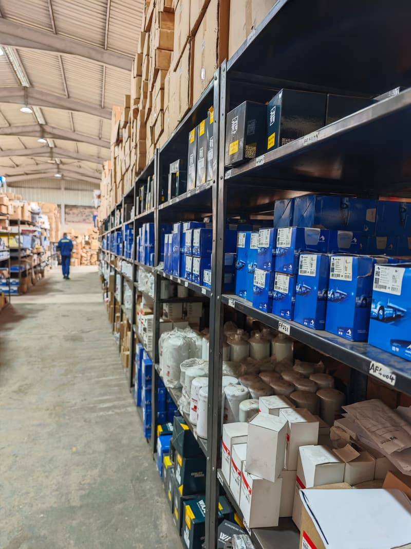 Stacked SAMPA and WAJUD parts boxes